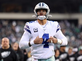 Dak Prescott was tagged by the Dallas Cowboys on Monday. (GETTY IMAGES)