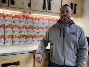 Daniel Maddison, owner of Maddison Construction Limited, delivered 360 respirator-style masks this week to a warehouse operated by The Ottawa Hospital.