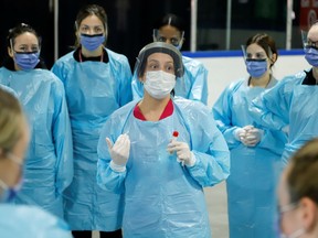 Medical staff in Ottawa.