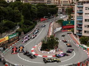 General view during the Monaco Grand Prix in 2019.