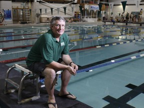 After having such as great season, Gee-Gees’ swim coach Dave Heinbuch is already looking forward to next season. Jean Levac/Postmedia Network