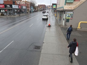 Riverdale Avenue and Bank Street in Ottawa on Monday.