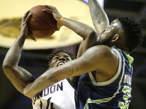 Eric Kibi is seen in 2016 when he was a member of the London Lightning.