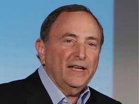 NHL commissioner Gary Bettman