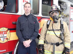 Still from a video shows what firefighters will be wearing at fire emergencies and motor vehicle collisions.