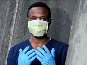 Abiola Tijani is a personal support worker (PSW) at Grace Manor in Ottawa. He says PSWs need more personal protective equipment (PPE) like masks and gloves while helping those most vulnerable amidst the COVID-19 pandemic.
