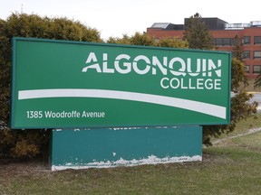 Files: Algonquin College  in Ottawa.