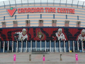 Canadian Tire Centre in Ottawa on March 10, 2020.