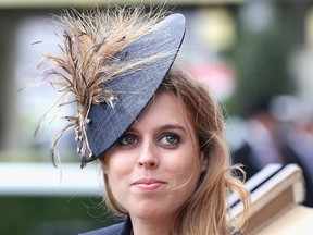 Princess Beatrice arrives in the parade ring at Royal Ascot 2016 at Ascot Racecourse on June 14, 2016, in Ascot, England.