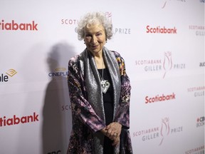Margaret Atwood arrives on the red carpet before the gala ceremony in Toronto, on Monday, November 18, 2019.