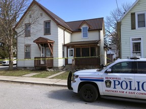 Brockville Police have sealed off a house where two bodies were discovered early Wednesday.