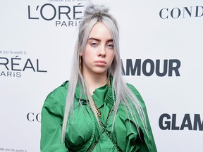 Billie Eilish attends Glamour's 2017 Women of The Year Awards at Kings Theatre on Nov. 13, 2017, in Brooklyn, N.Y.