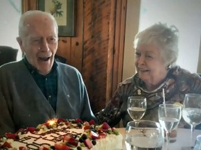 Ted and Jean Pollock, Bobcaygeon residents who both died of COVID-19.