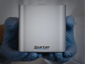 FILE: Spartan Bioscience rapid-testing device for COVID-19.