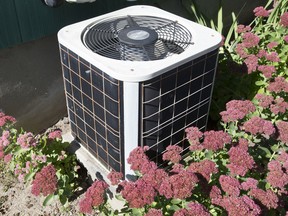 A typical air conditioner.