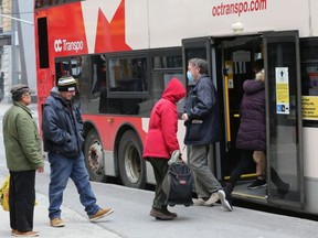 All OC Transpo passengers may be required to wear masks.