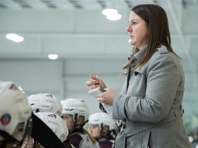 Chelsea Grills was named the head coach of the Ottawa Gee-Gees women's hockey team Wednesday.