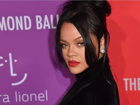 In this file photo taken on September 12, 2019 Barbadan singer/actress Rihanna arrives for Rihanna's 5th Annual Diamond Ball Benefitting The Clara Lionel Foundation at Cipriani Wall Street in New York City.