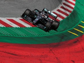 Lewis Hamilton in action during the Austrian Grand Prix at Red Bull Ring, in Spielberg, Austria, June 30, 2019.