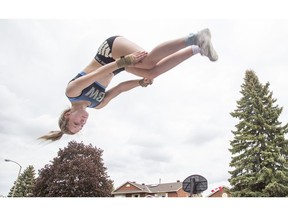 Isabelle Gravelle, 16, is a competitive cheerleader with Ottawa's elite Black Widow team.