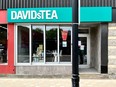 A notice of termination of lease was posted to a DavidsTea location on Bank Street in the Glebe.