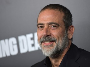 Jeffrey Dean Morgan attends the premiere of AMC's 'The Walking Dead' Season 9 at the DGA theatre in Los Angeles on Sept. 27, 2018.