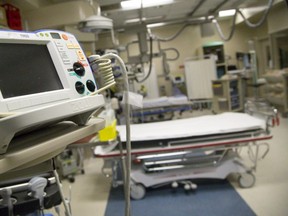 The resuscitation and trauma room at Victoria Hospital's emergency department in London, Ontario on Thursday January 15, 2015.