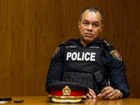 FILE: Chief of the Ottawa Police Service, Peter Sloly.