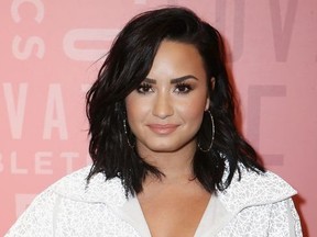 Demi Lovato attends the Demi Lovato visits Fabletics at The Village at Westfield Topanga on May 18, 2018 in Woodland Hills, California.