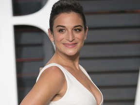 Jenny Slate arrives to the 2015 Vanity Fair Oscar Party Feb. 22, 2015 in Beverly Hills, Calif.