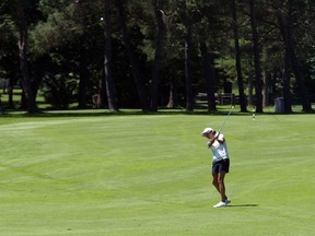 Golfer at the Carleton Golf and Yacht Club