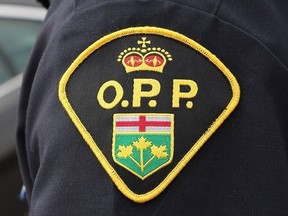 An Ontario Provincial Police uniform