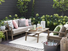 Create a Hamptons-inspired outdoor space. HOMESENSE