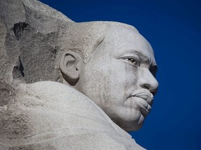 The Martin Luther King Jr. Memorial is seen on Martin Luther King Day, January 21, 2019 in Washington, DC.