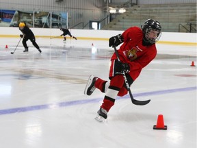 Hockey practices have resumed at the Bell Sensplex in Kanata.