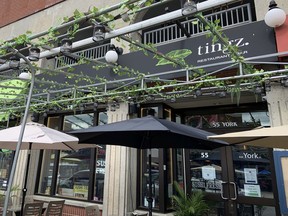 Exterior shots of TINGZ restaurant in the ByWard Market.