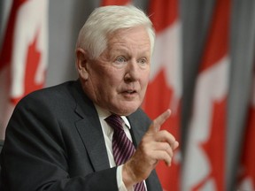 Bob Rae attends a press conference regarding his appointment as the next ambassador to the United Nations on Parliament Hill in Ottawa on Monday, July 6, 2020.