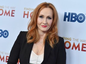 In this file photo taken on December 11, 2019 British author J. K. Rowling attends HBO's "Finding The Way" world premiere at Hudson Yards in New York City.