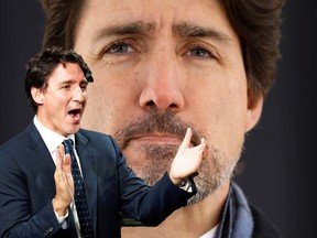 Canada's Prime Minister Justin Trudeau attends a news conference at Rideau Cottage, as efforts continue to help slow the spread of the coronavirus disease (COVID-19), in Ottawa, Ontario, Canada on April 20, 2020.