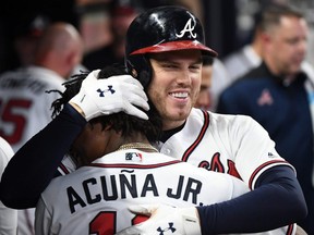 The Braves announced Freddie Freeman and three other players tested positive for COVID-19.