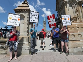 There were more protesters than Canada Day celebrations on the Hill Wednesday.