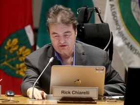 Ottawa city councillor Rick Chiarelli is seen here during a council meeting in late February.