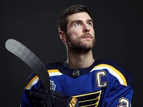 Alex Pietrangelo of the St. Louis Blues.