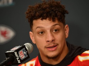 Kansas City Chiefs quarterback Patrick Mahomes.