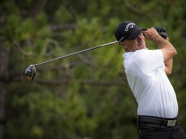 Al McGee drives the ball at the Ottawa Sun Scramble City Championship Week event on Sunday.