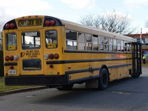 A file photo of an Ottawa-area school bus.