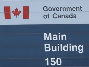 Government of Canada buildings were quieter than normal as many employees worked from home.