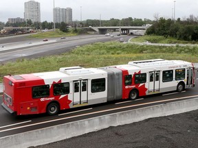 OC Transpo bus service will take over O-Train Line 1 on Sunday.