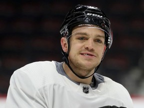 Ottawa Senators Mark Borowiecki during Senators practice in January.