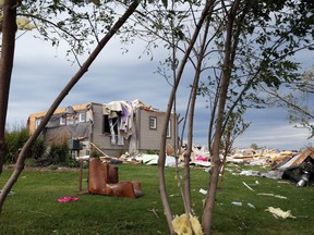 One of the many homes on PorcupineTrail that was destroyed by a tornado in Dunrobin.